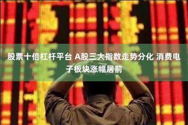 股票十倍杠杆平台 A股三大指数走势分化 消费电子板块涨幅居前
