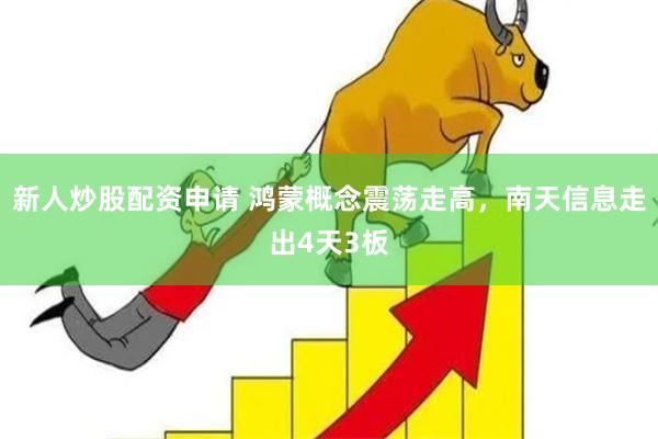 新人炒股配资申请 鸿蒙概念震荡走高，南天信息走出4天3板